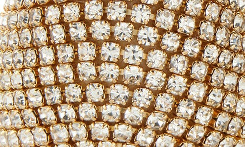 Tasha Crystal Pavè Bean Drop Earrings