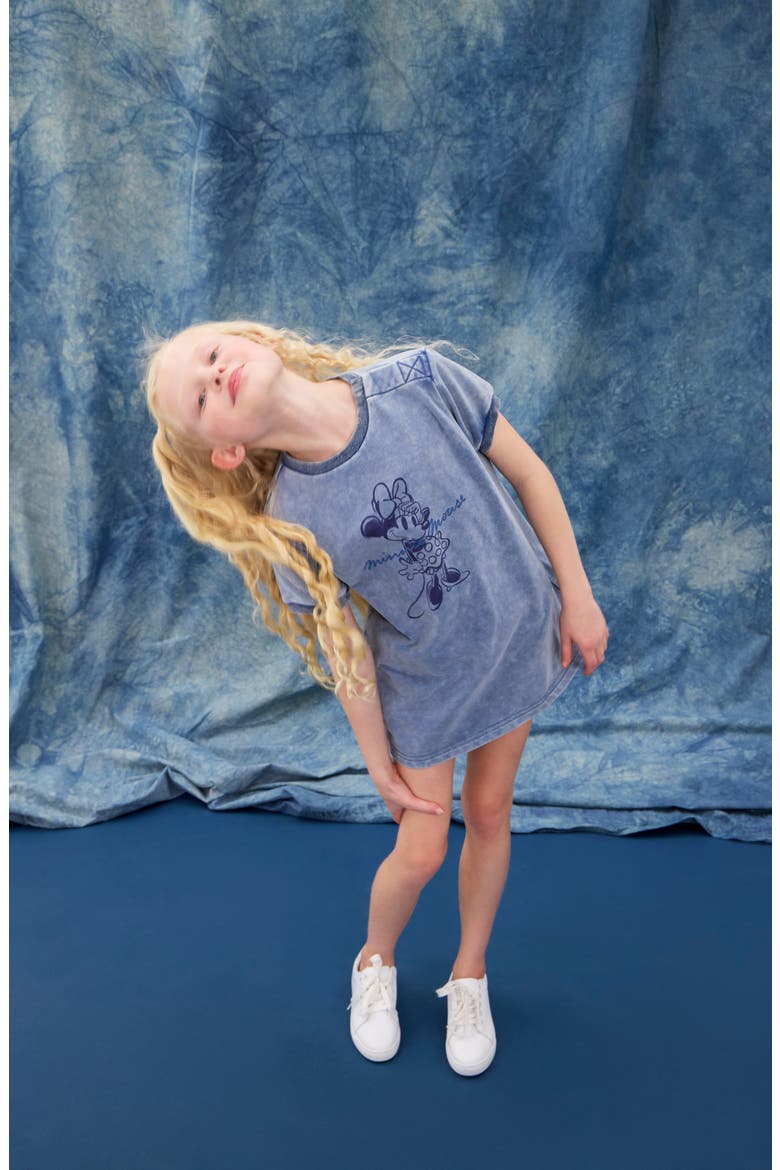 Kids' Minnie Mouse Dress, Alternate, color, BLUE