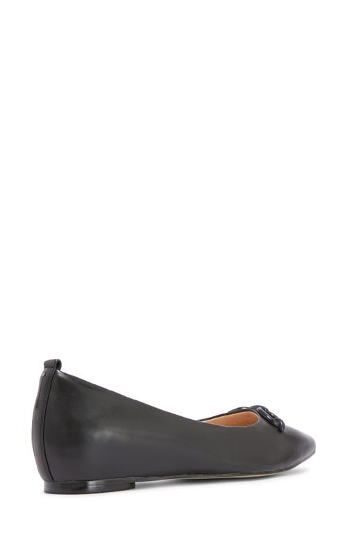Frankie4 London Pointed Toe Flat In Black