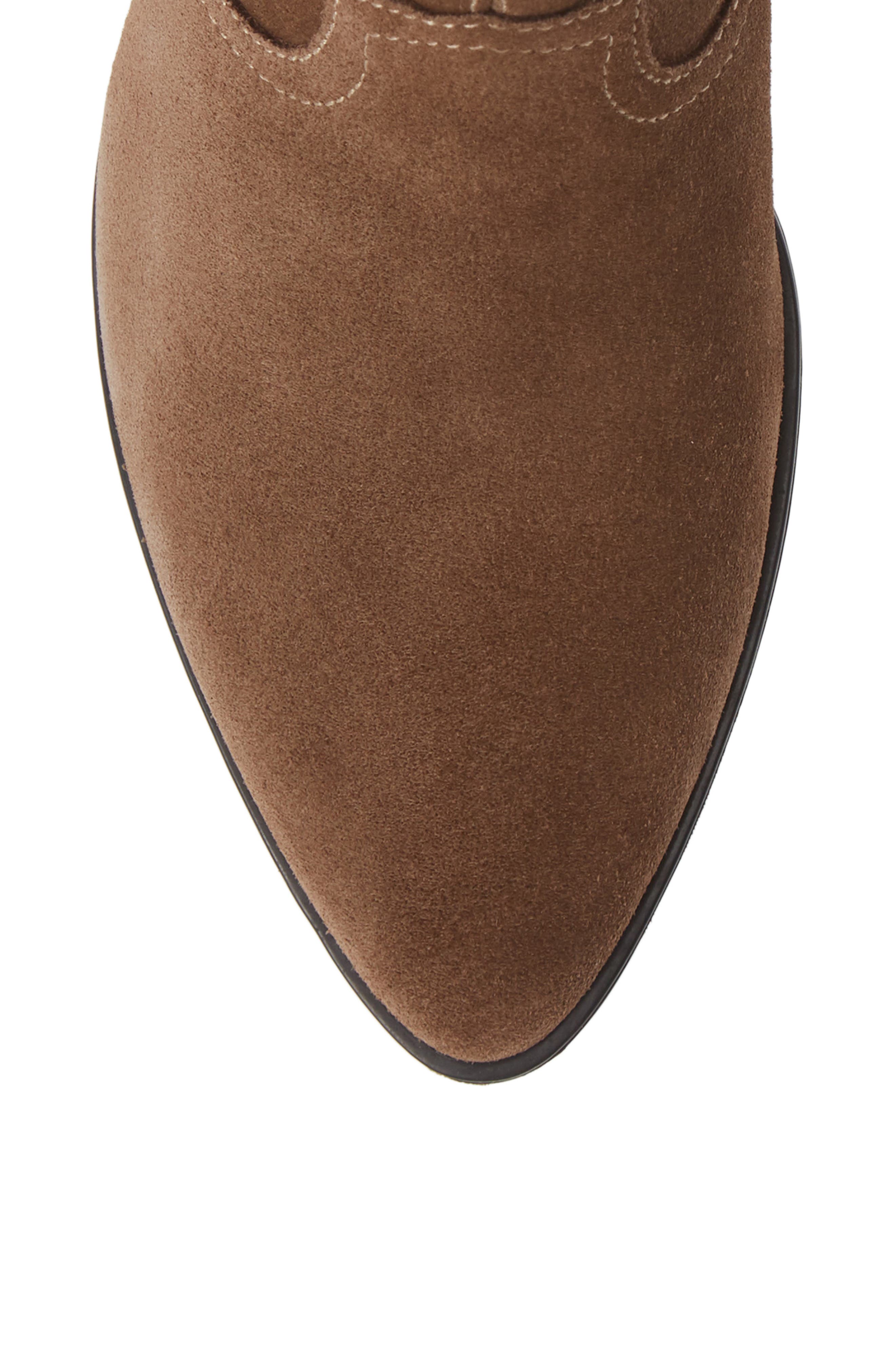 Emily Bootie, Alternate, color, TAUPE SUEDE