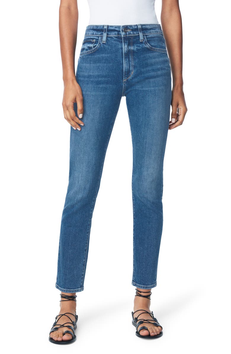 Joe's Erin High Waist Ankle Straight Leg Jeans, Main, color, 