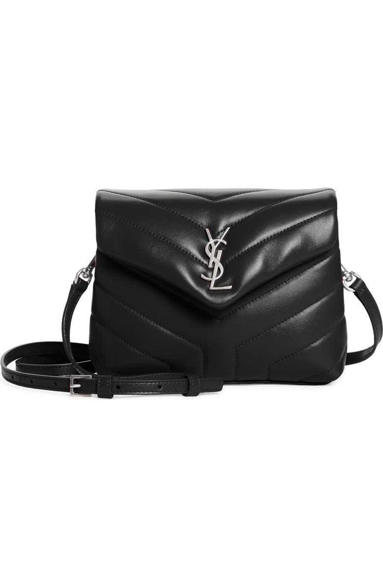 Saint Laurent Toy Loulou Quilted Leather Crossbody Bag, Main, color,