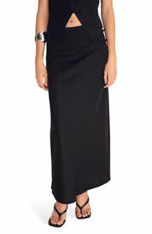 MANGO Woven Maxi Skirt