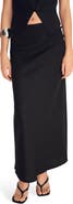MANGO Woven Maxi Skirt