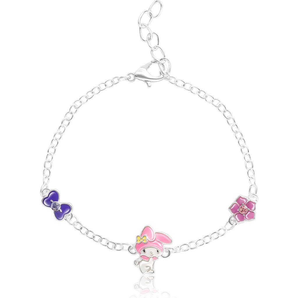 Hello Kitty And Friends 18kt Gold Plated Bracelet In Metallic