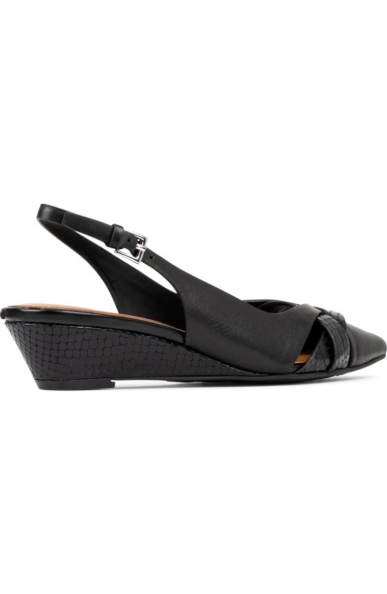 Donald Pliner Barbee Slingback Wedge Pump, Alternate, color, Black
