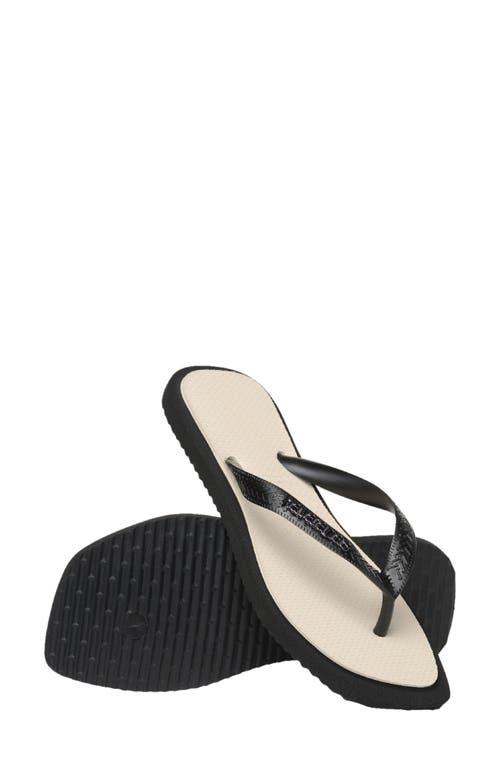 HAVAIANAS HAVAIANAS FUSION SQUARE LOGO FLIP FLOP 