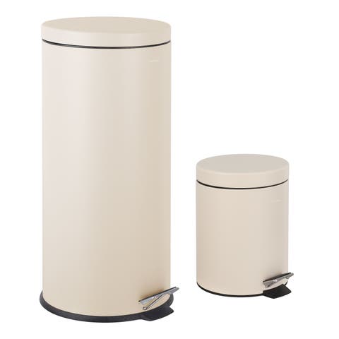 Oscar 8-Gallon Step-Open Trash Can with FREE Mini Trash Can