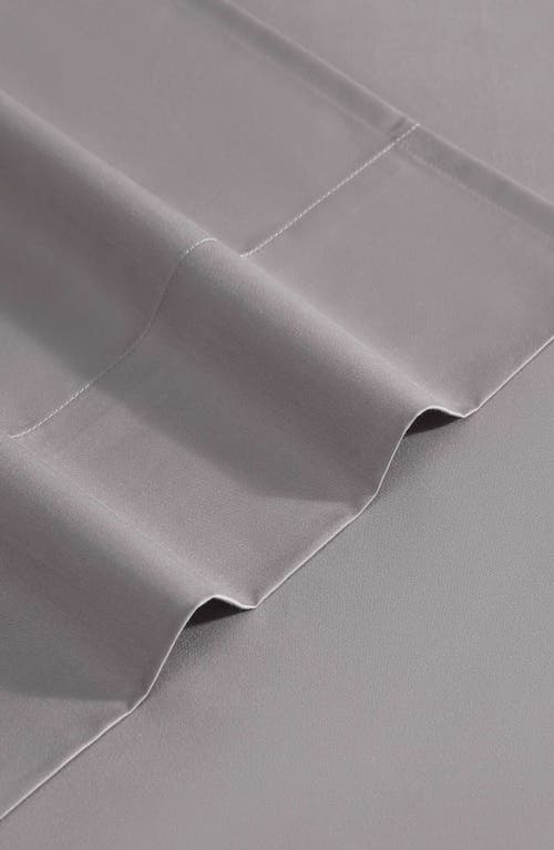 Vera Wang Sateen Sheet Set In Plum