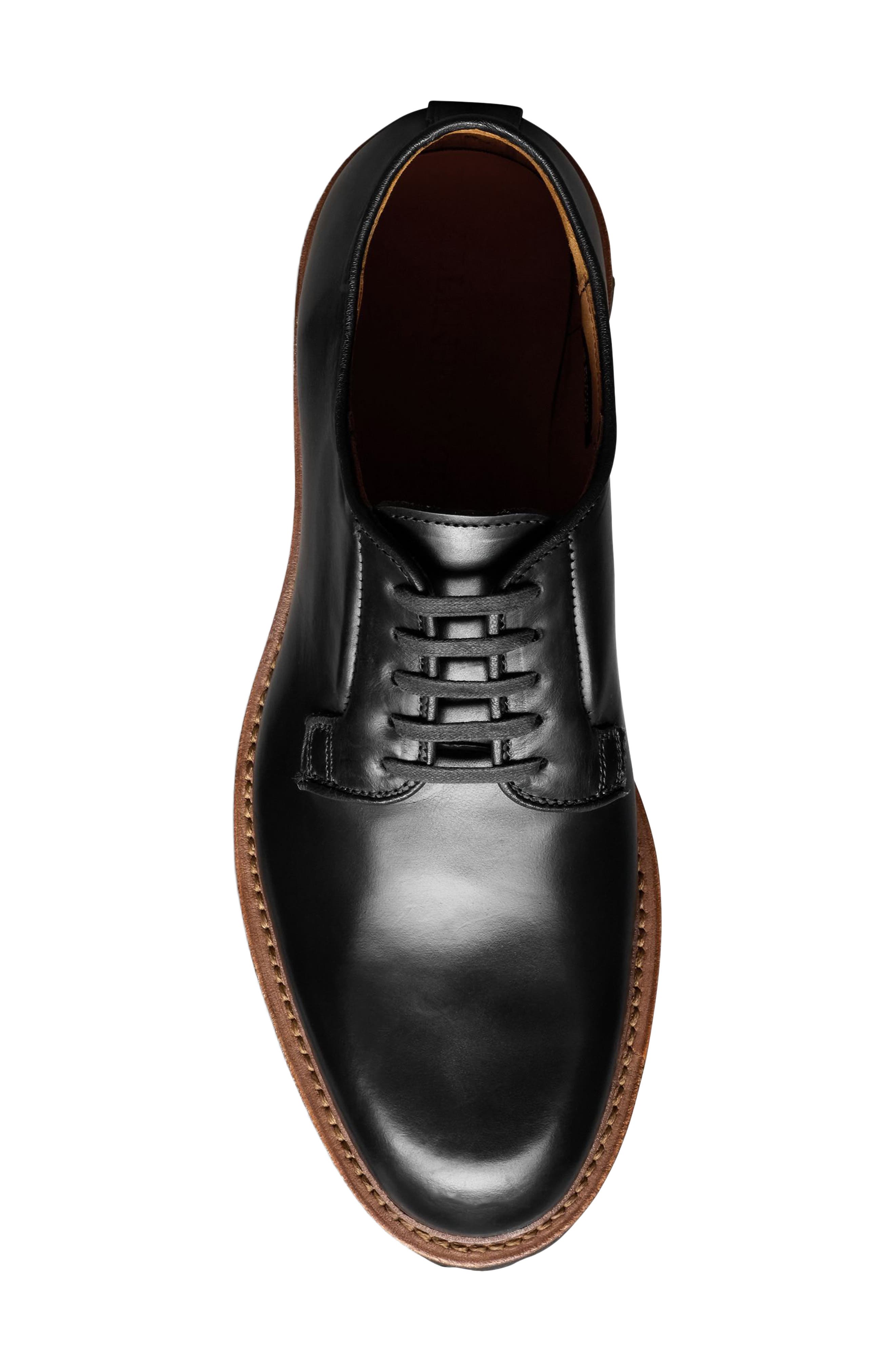 Penn Plain Toe Derby, Alternate, color, BLACK