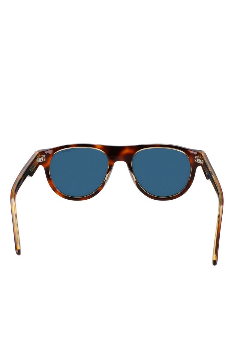 Nike Crescent III 54mm Round Sunglasses, Alternate, color, Tortoise / Green