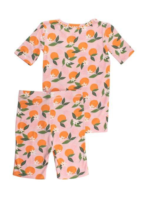 Rufflebutts Softsnooze Ruffle Short Sleeve Pajama Set In Multi