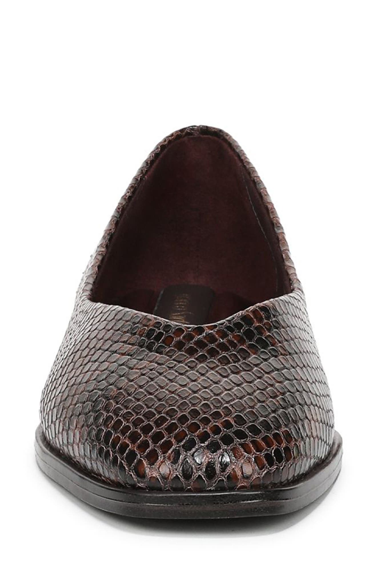 Tesia Flat, Alternate, color, DARK BROWN
