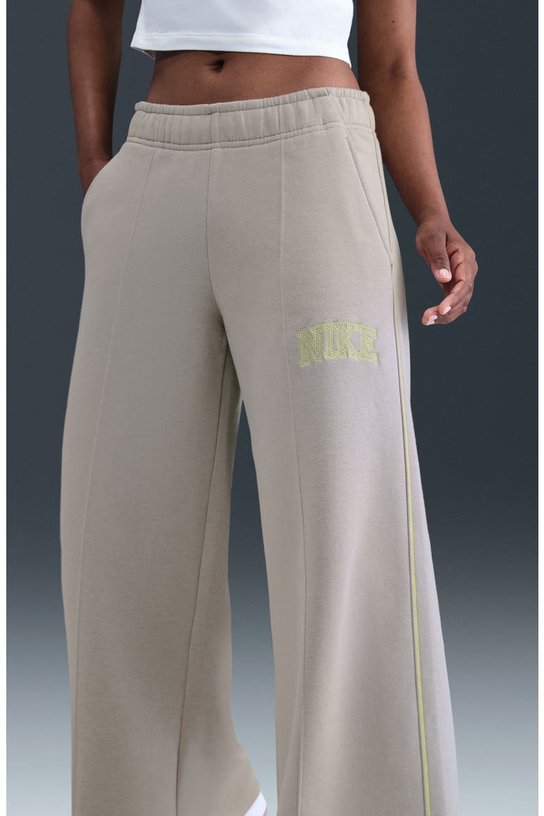 Sportswear Phoenix High Waist Flare Leg Sweatpants, Alternate, color, GREY