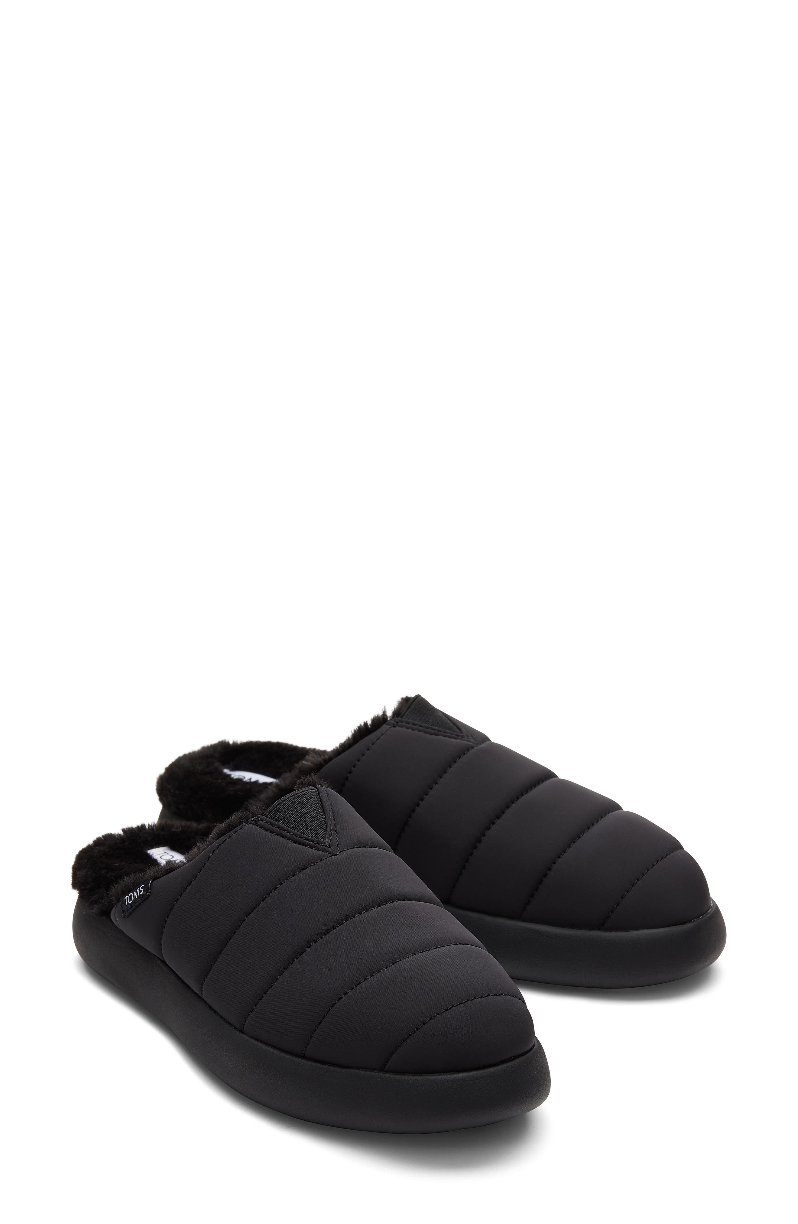 TOMS Mallow Faux Fur Mule, Main, color, 
