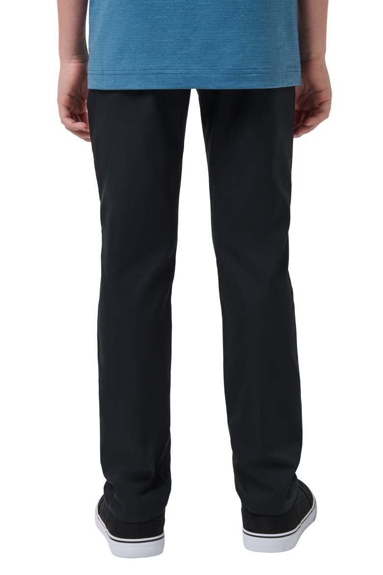 Kids' Open to Close Stretch Pants, Alternate, color, BLACK
