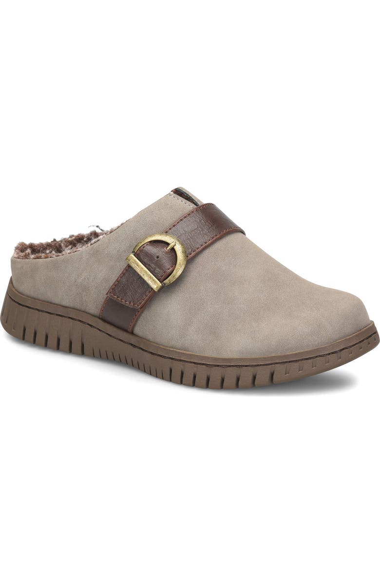 EUROSOFT Cailey Buckled Faux Shearling Lined Mule, Main, color,