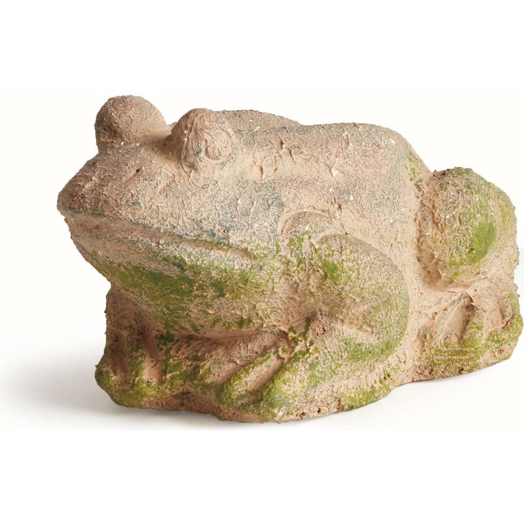Napa Home & Garden Weathered Garden Frog In Brown