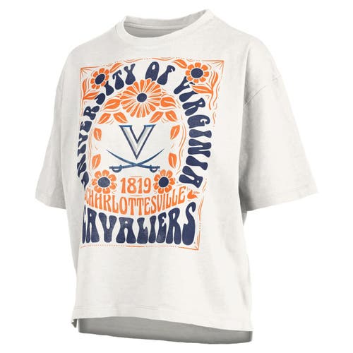Pressbox White Virginia Cavaliers Harmony Oversized T-shirt