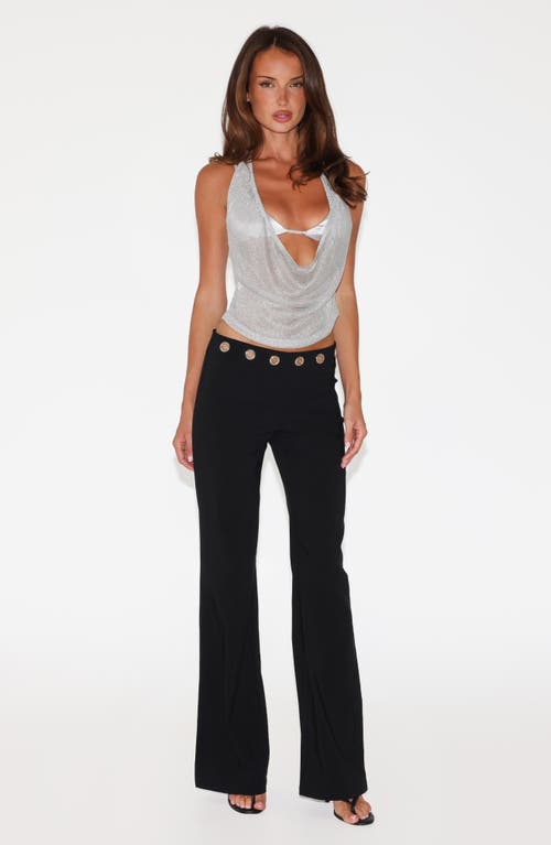 Tiger Mist Makena Metallic Halter & Bra Top Set In Multi