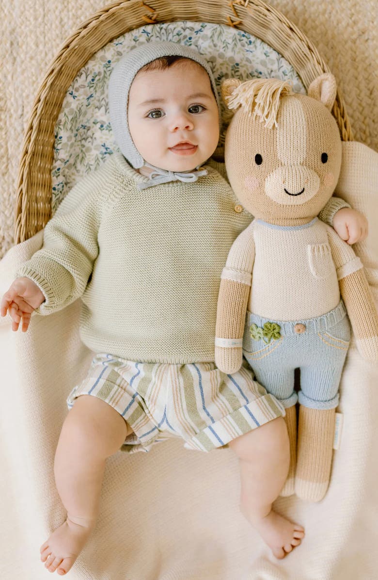 cuddle+kind Liam the Pony Stuffed Animal, Alternate, color, Blue