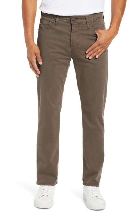 Everett Stretch Sateen Slim Straight Pants