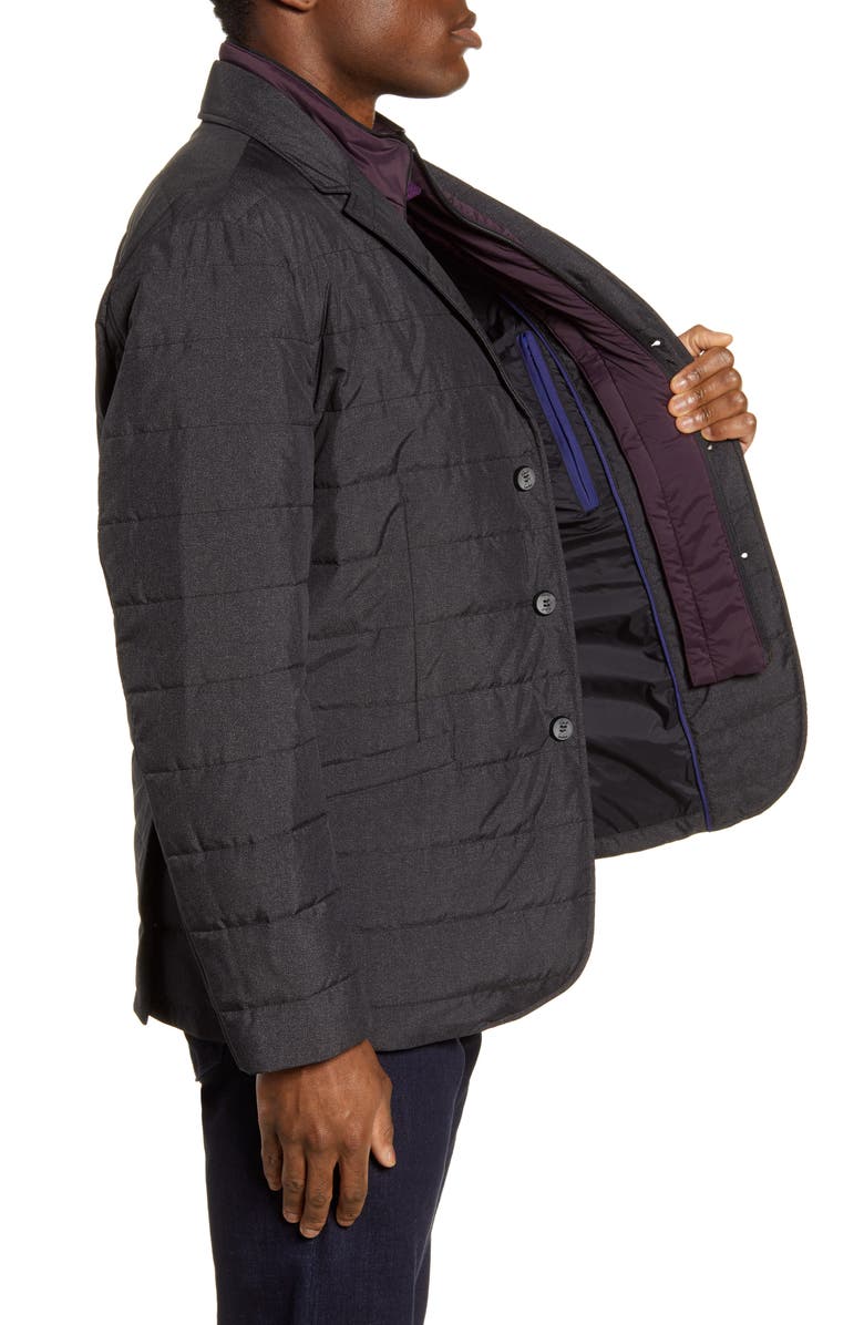 Robert Graham Tech Downhill Regular Fit Water Resistant Quilted Jacket, Alternate, color, 