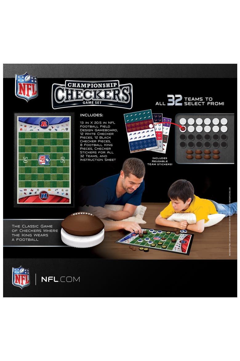 NFL - League Checkers Board Game, Alternate, color, Multicolor