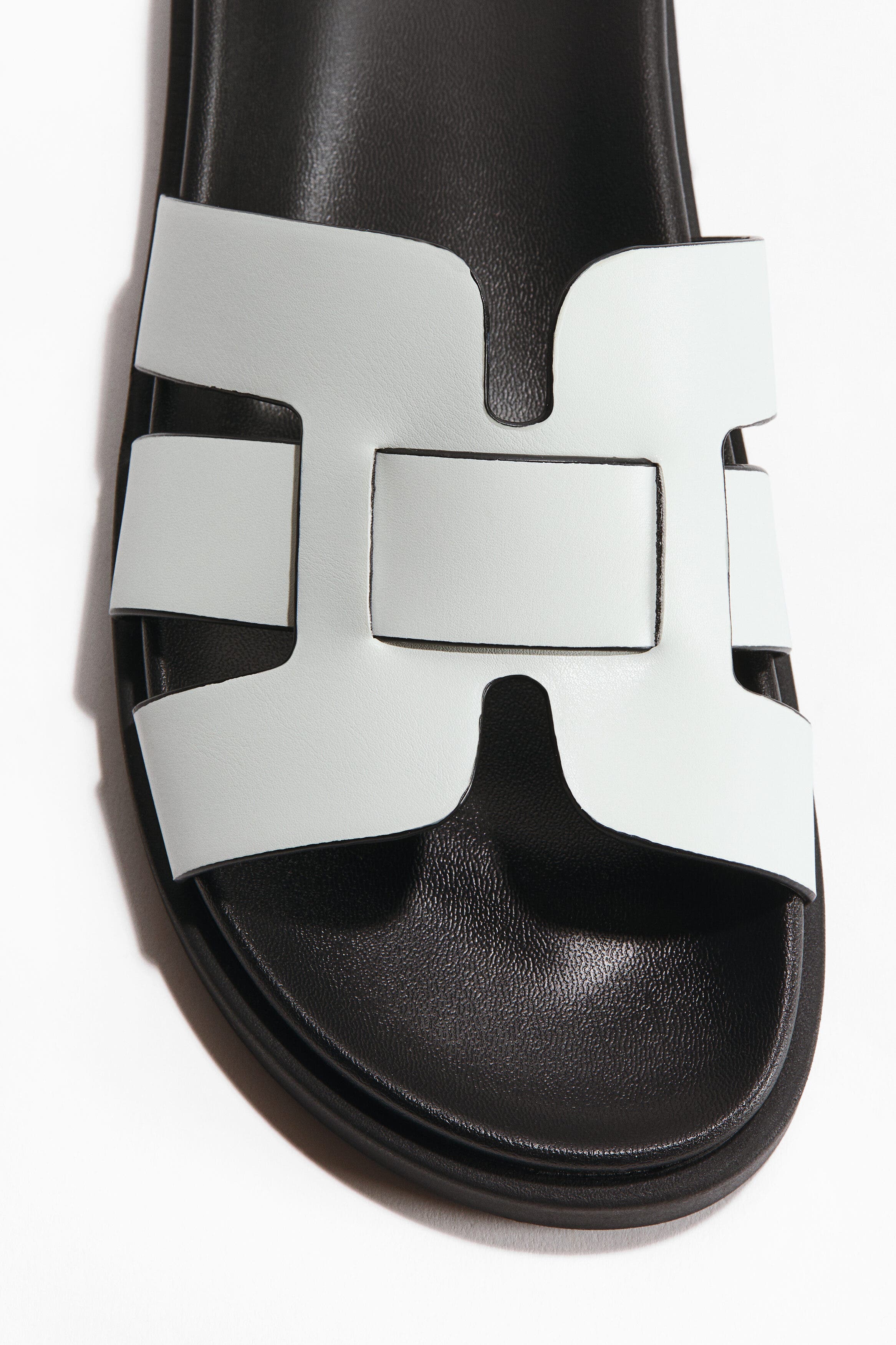 H&M Sandals, Alternate, color, White/Black