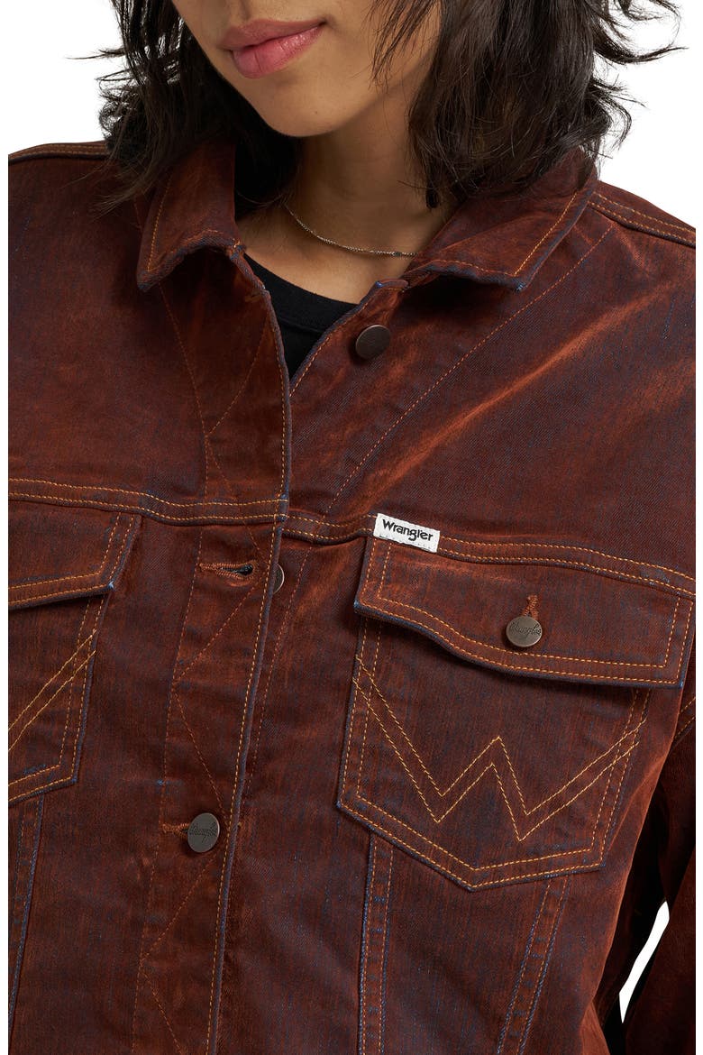Flocked Denim Cowboy Jacket, Alternate, color, CINNAMON HILL