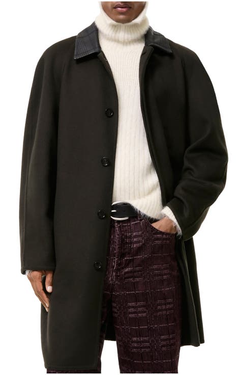 Mid-length Wool Cashmere Parkbury Car Coat