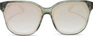 DIFF Gia 62mm Oversize Square Sunglasses