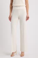 Anne Klein High Waist Wide Leg Pull-On Pants