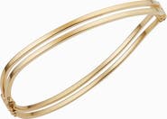 Oradina 14K Gold Hudson Bangle