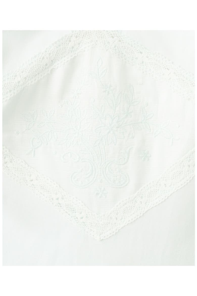 Lace Detail Nightgown, Alternate, color, BLUE