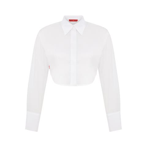 Pure Cotton Crop Shirt