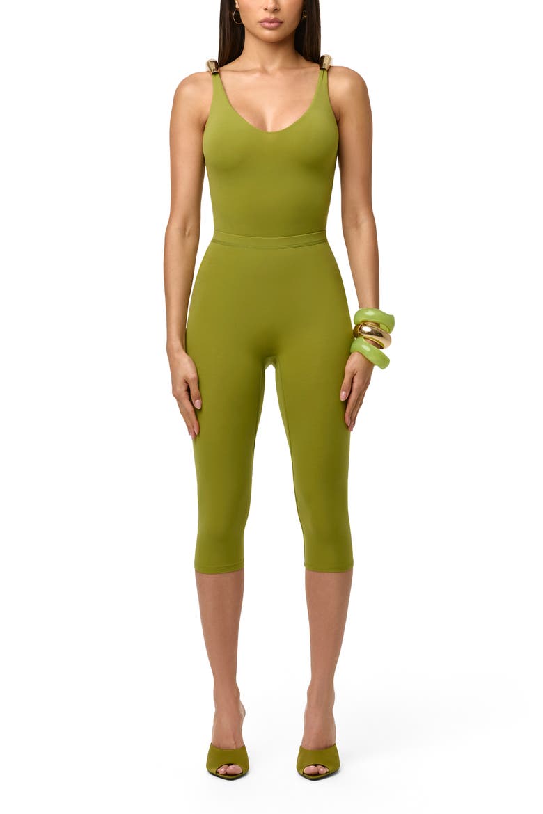 Hardware Strap Bodysuit, Alternate, color, MOJITO