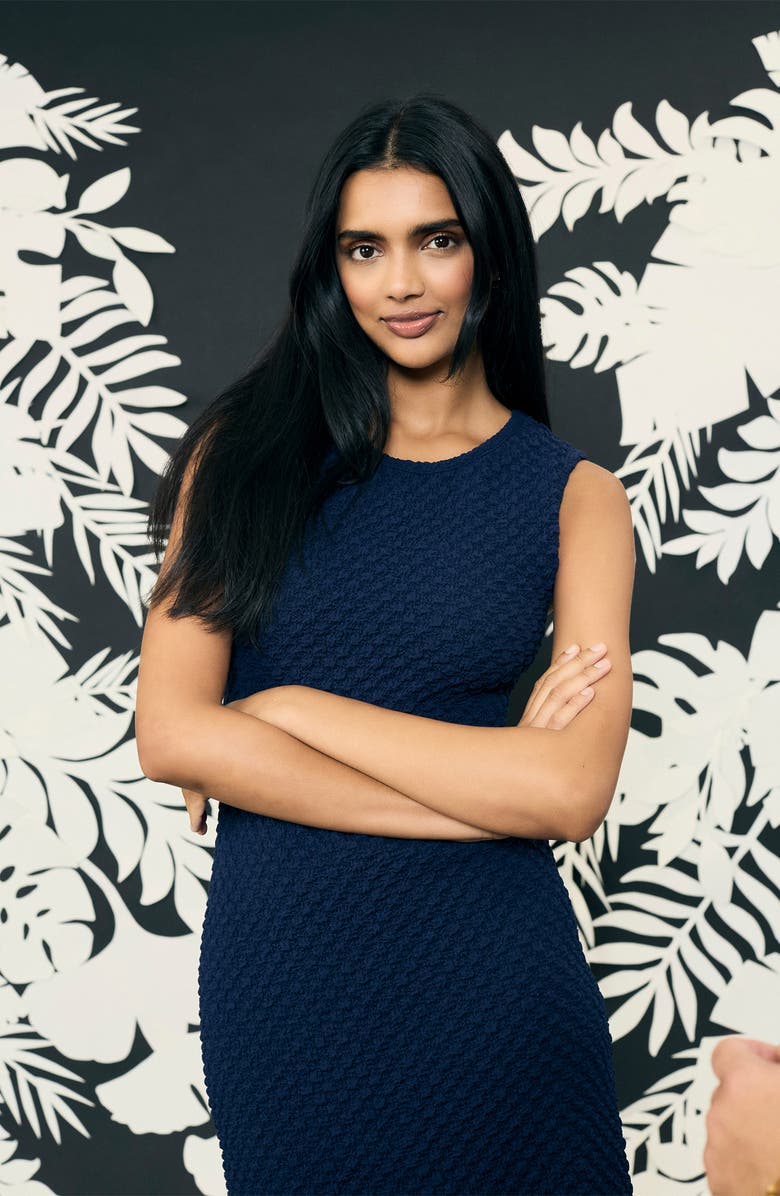 DONNA MORGAN FOR MAGGY Crewneck Sleeveless Minidress, Alternate, color, 