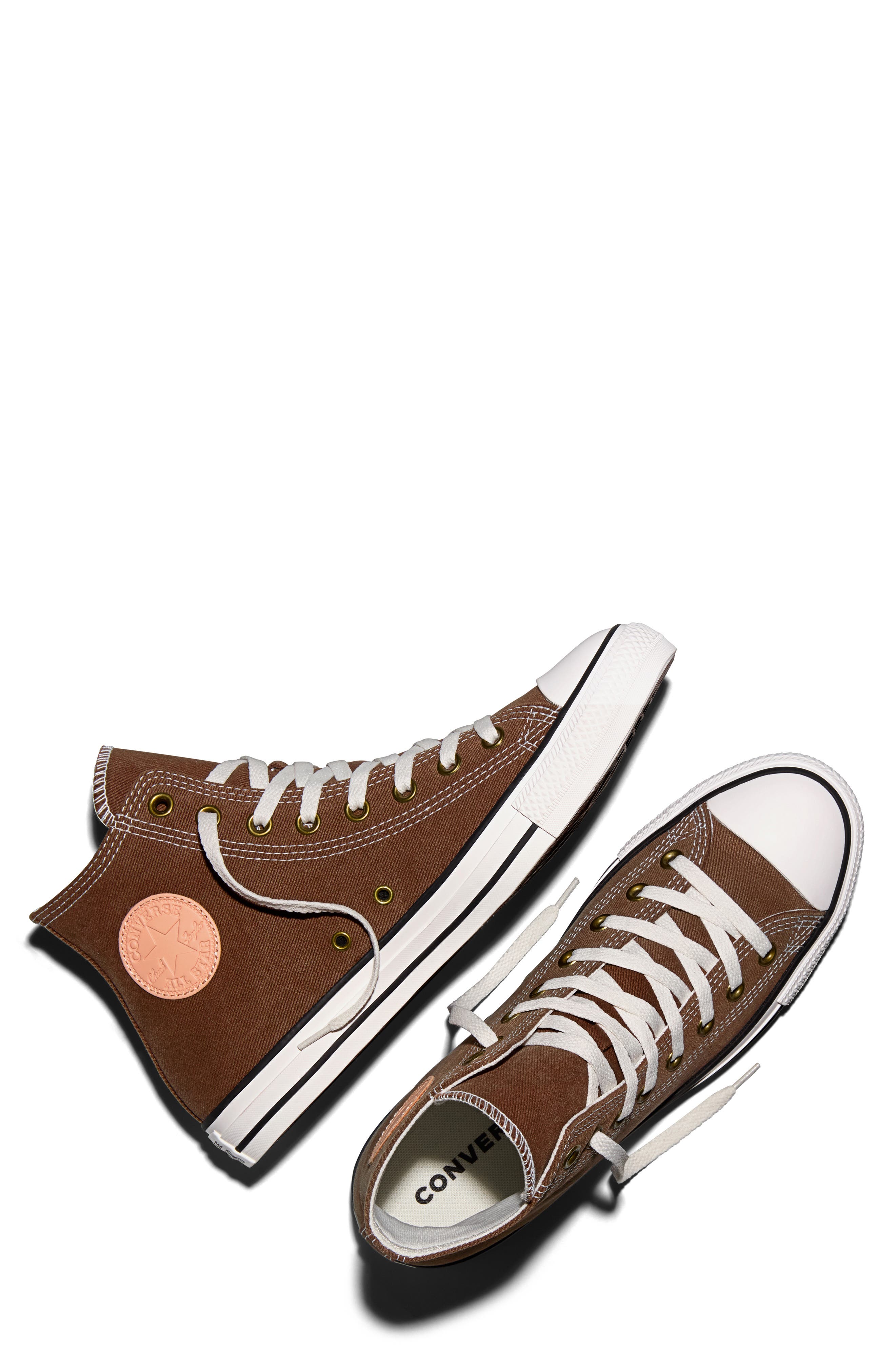 Chuck Taylor All Star Workwear High Top Sneaker, Alternate, color, FRESH SOIL/ VACHETTA BEIGE