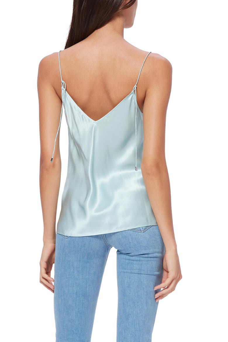Cicely Silk Camisole, Alternate, color, FRST MINT