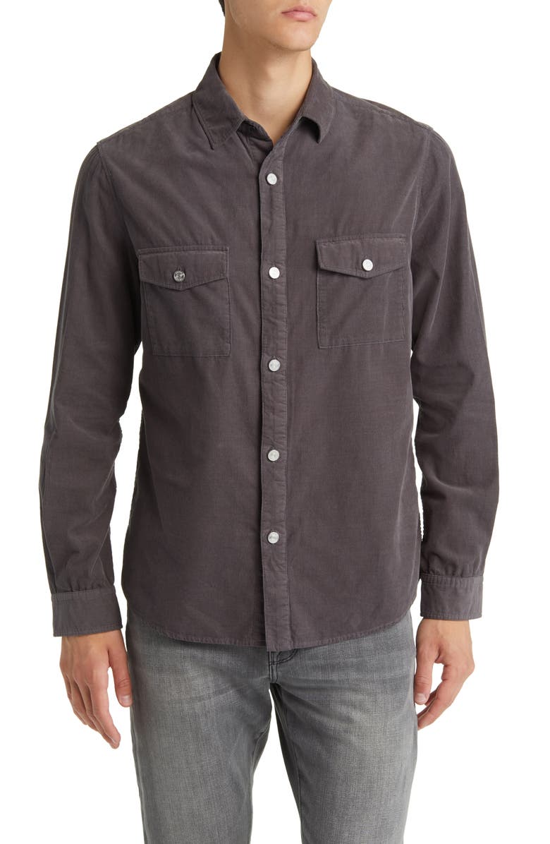 FRAME Long Sleeve Corduroy Button-Up Shirt, Main, color,