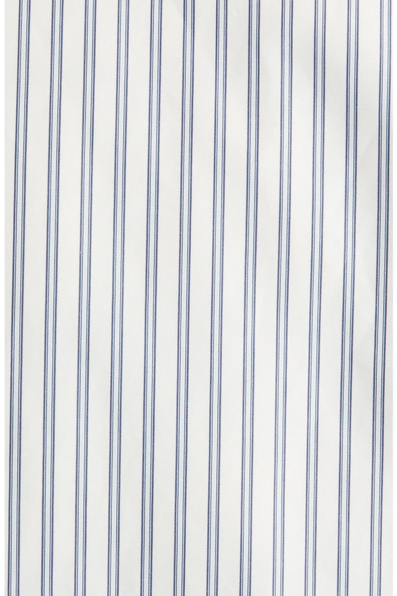 Crescent Padded Stripe Zip Shirt Jacket, Alternate, color, WHITE