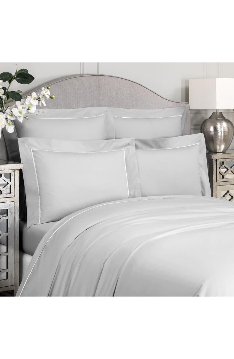 Togas Plaza Duvet Cover, Alternate, color, Grey