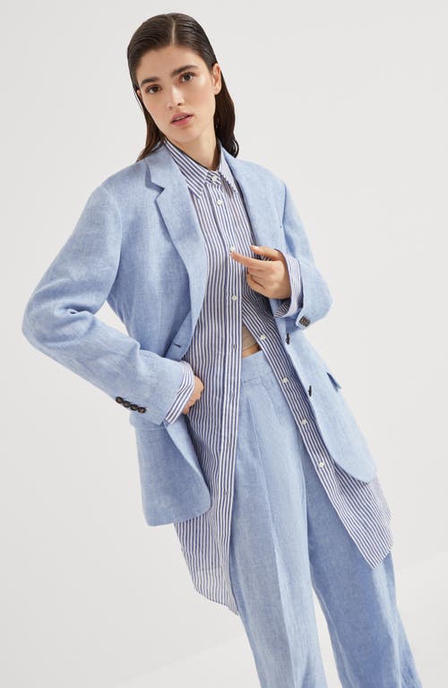 BRUNELLO CUCINELLI BRUNELLO CUCINELLI SPARKLING CANVAS BLAZER