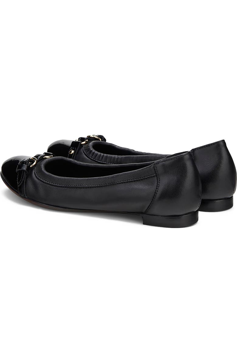 AGL Monika Cap Toe Ballet Flat, Alternate, color, Black