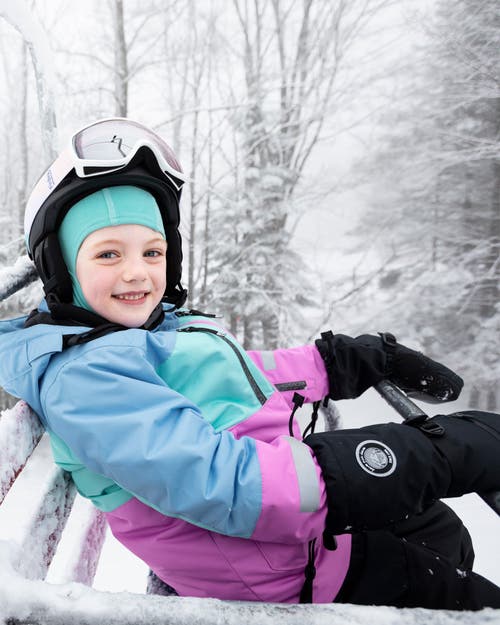 Deux Par Deux Two-piece Teknik Snowsuit With Jacket And Solid Pant In Multi