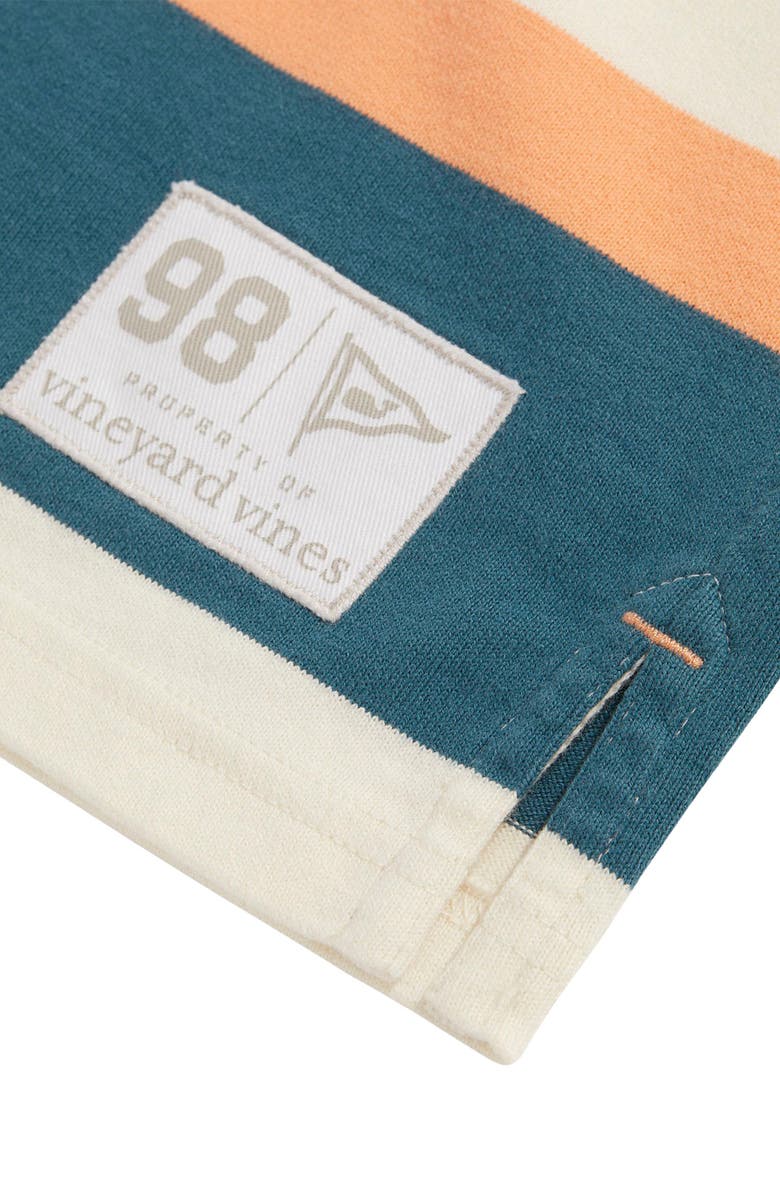 vineyard vines Kids' Stripe Organic Cotton Rugby Polo, Alternate, color,