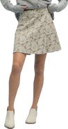 WISHLIST Floral Corduroy Miniskirt