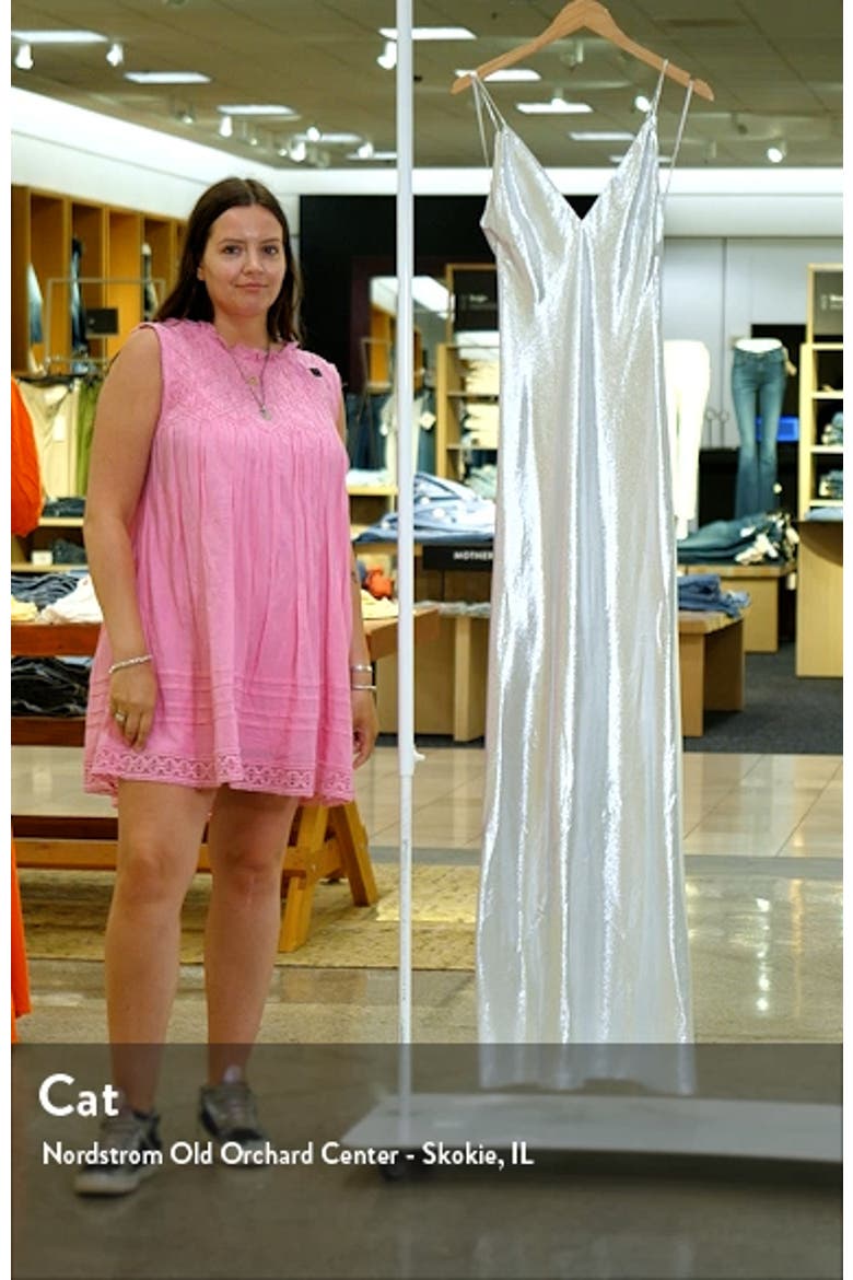 Metallic Satin Slipdress video