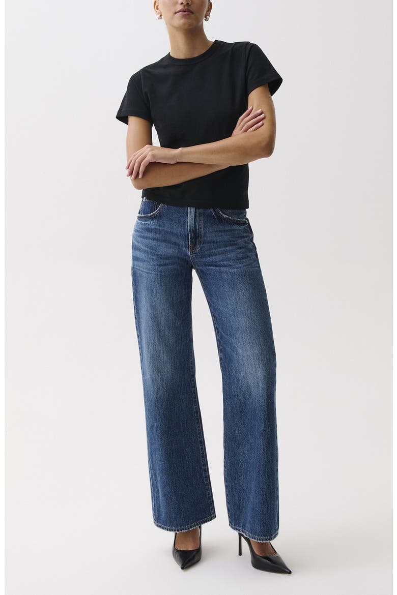 Larsen High Waist Wide Leg Jeans, Alternate, color, DARING